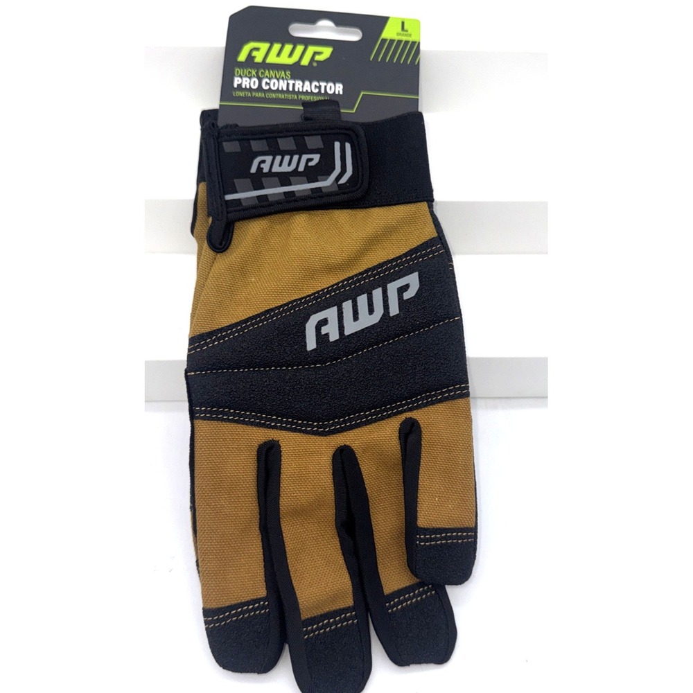 Duck Canvas‎ Pro Contractor Gloves Large Touchscreen Compatible Abrasion Protect